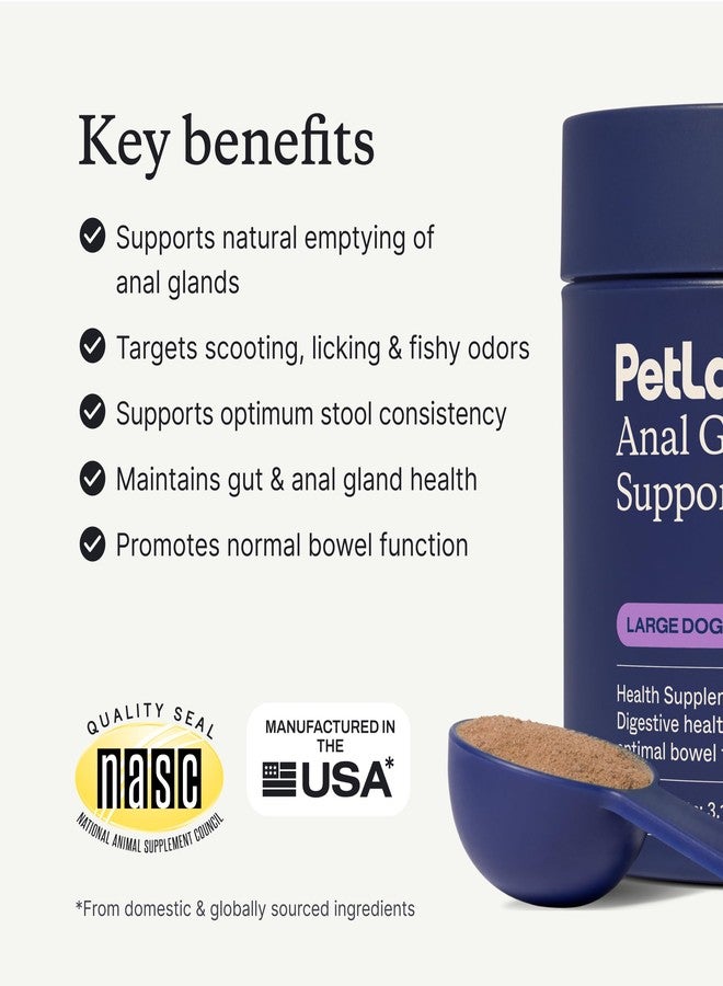 PetLab Co. Anal Gland Support Tailored Powder – Supports Anal Gland Health and Optimizes Stool Consistency - Easy to Use - Helps Target Scooting & Fishy Rears – for Large Dogs - Image 3